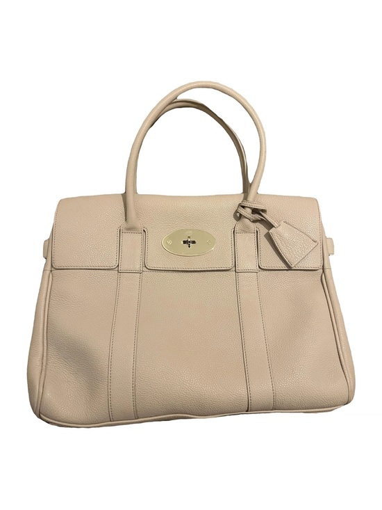 Mulberry Handbags - Mulberry Bayswater Small Classic Grain H656 Buttercream Leather Tote in Cream